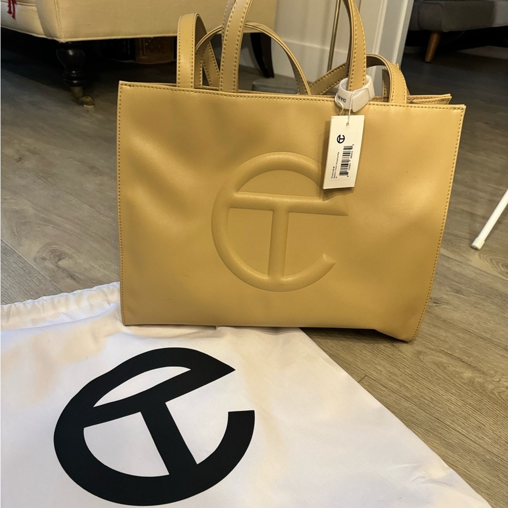 Telfar Medium Cream Tote
